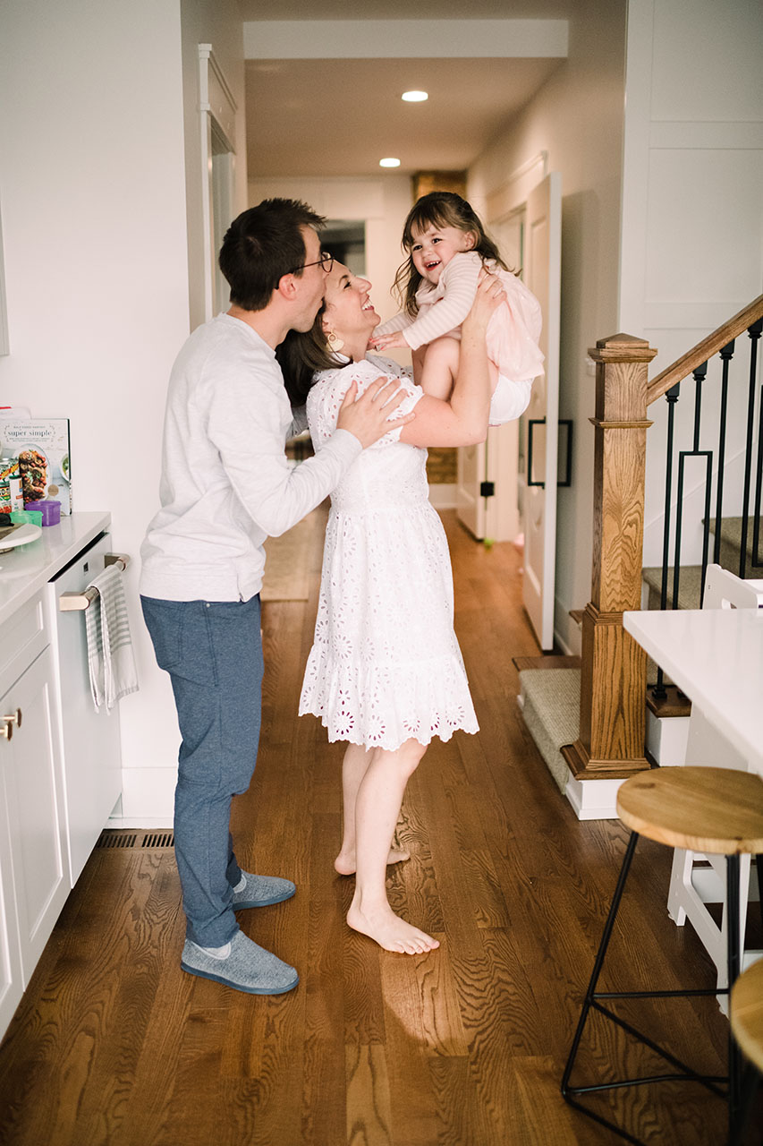 Jen Herrmann with her family